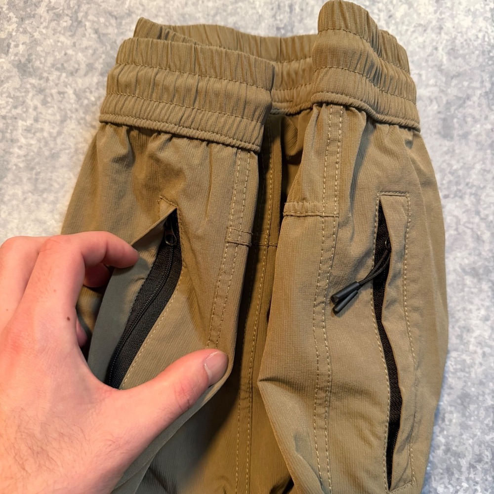 G-Star Raw Women's Cargo Pants XL Tan Brown Elastic Waist Drawstring Jogger - Picture 9 of 9